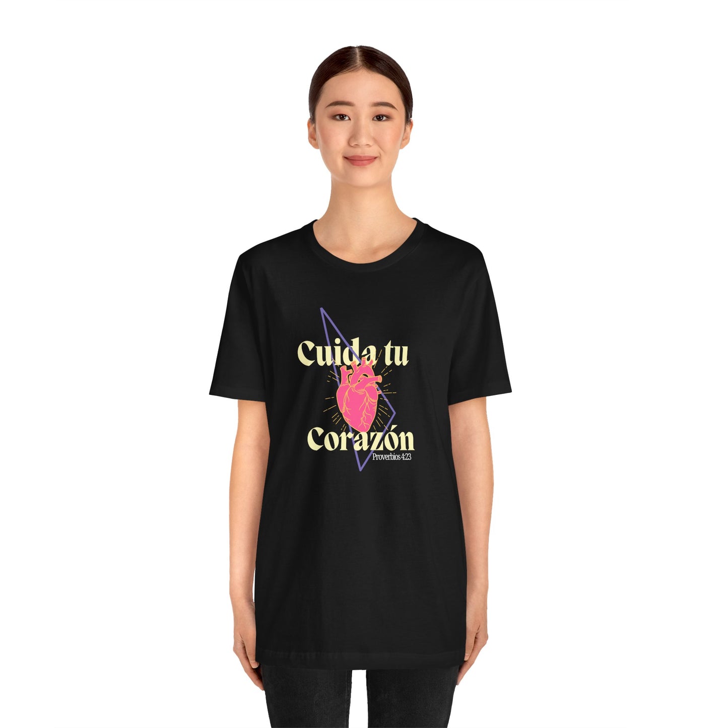 " Cuida tu Corazón" Unisex Jersey Short Sleeve Tee