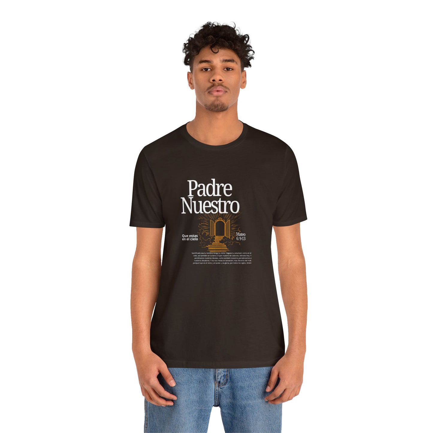 "Padre Nuestro" Unisex Jersey Short Sleeve Tee