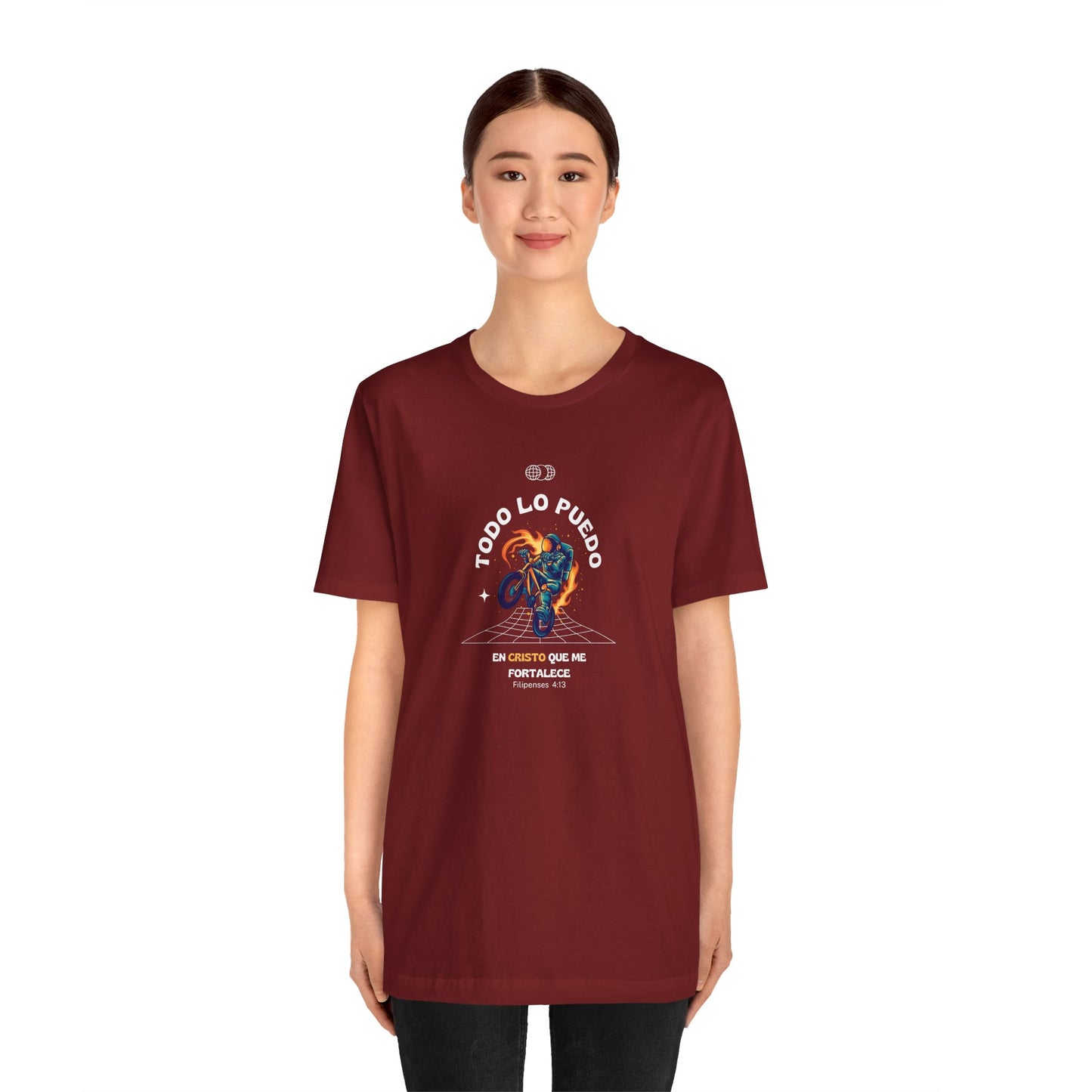 "Todo lo puedo" Unisex Jersey Short Sleeve Tee