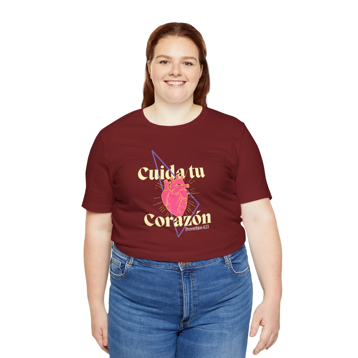 " Cuida tu Corazón" Unisex Jersey Short Sleeve Tee
