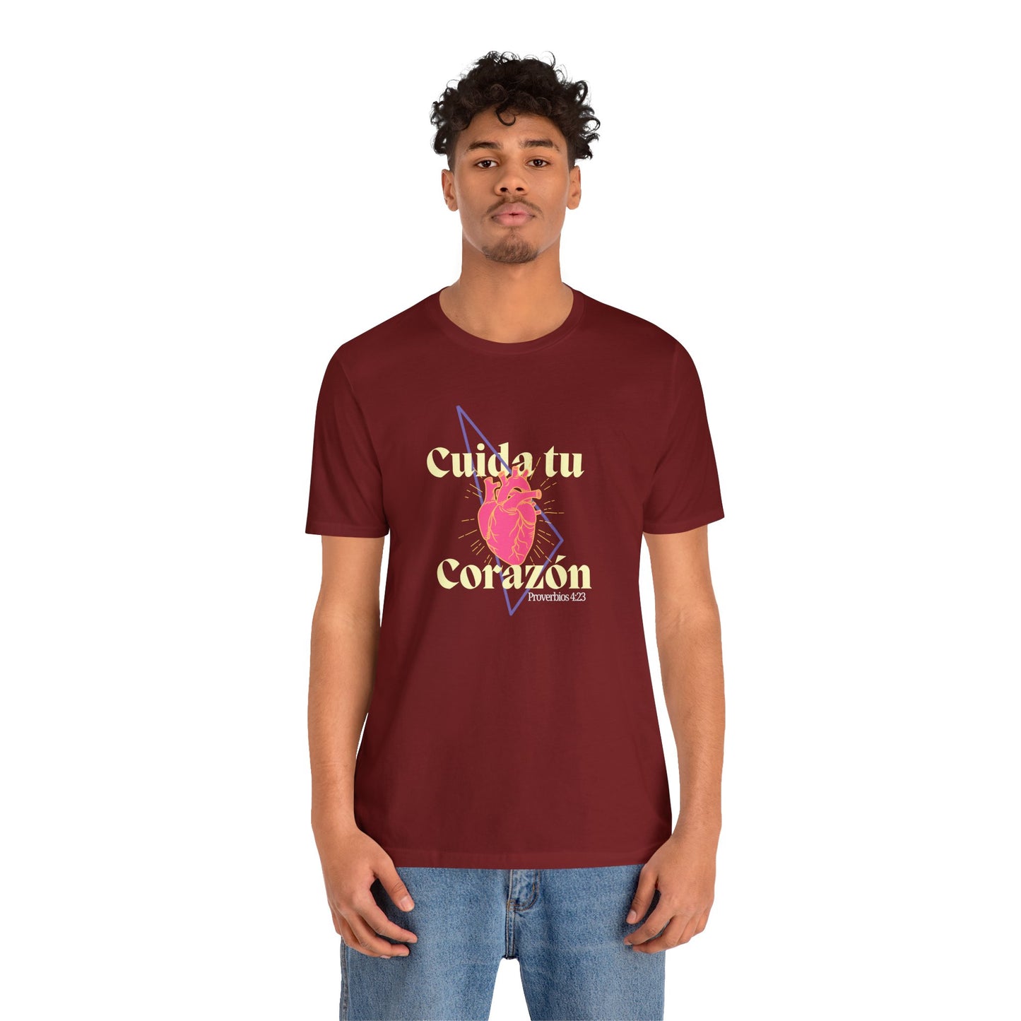 " Cuida tu Corazón" Unisex Jersey Short Sleeve Tee