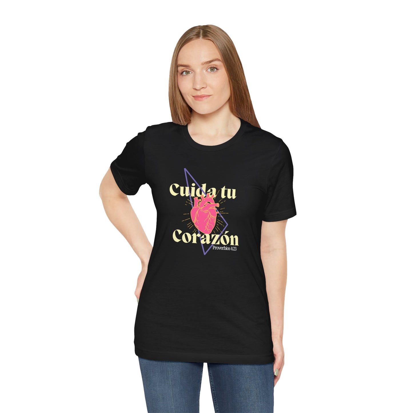 " Cuida tu Corazón" Unisex Jersey Short Sleeve Tee