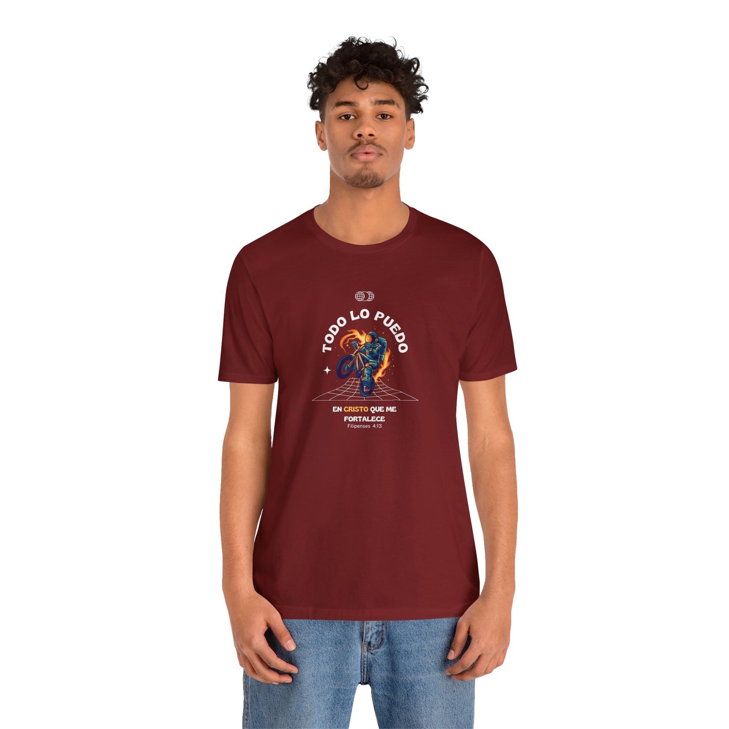 "Todo lo puedo" Unisex Jersey Short Sleeve Tee