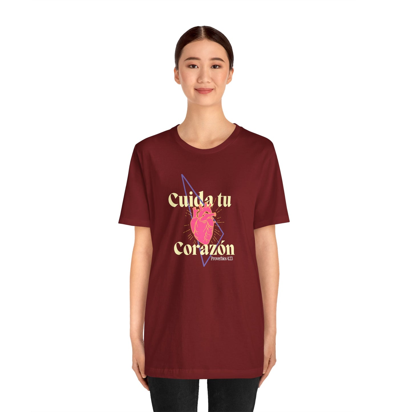 " Cuida tu Corazón" Unisex Jersey Short Sleeve Tee
